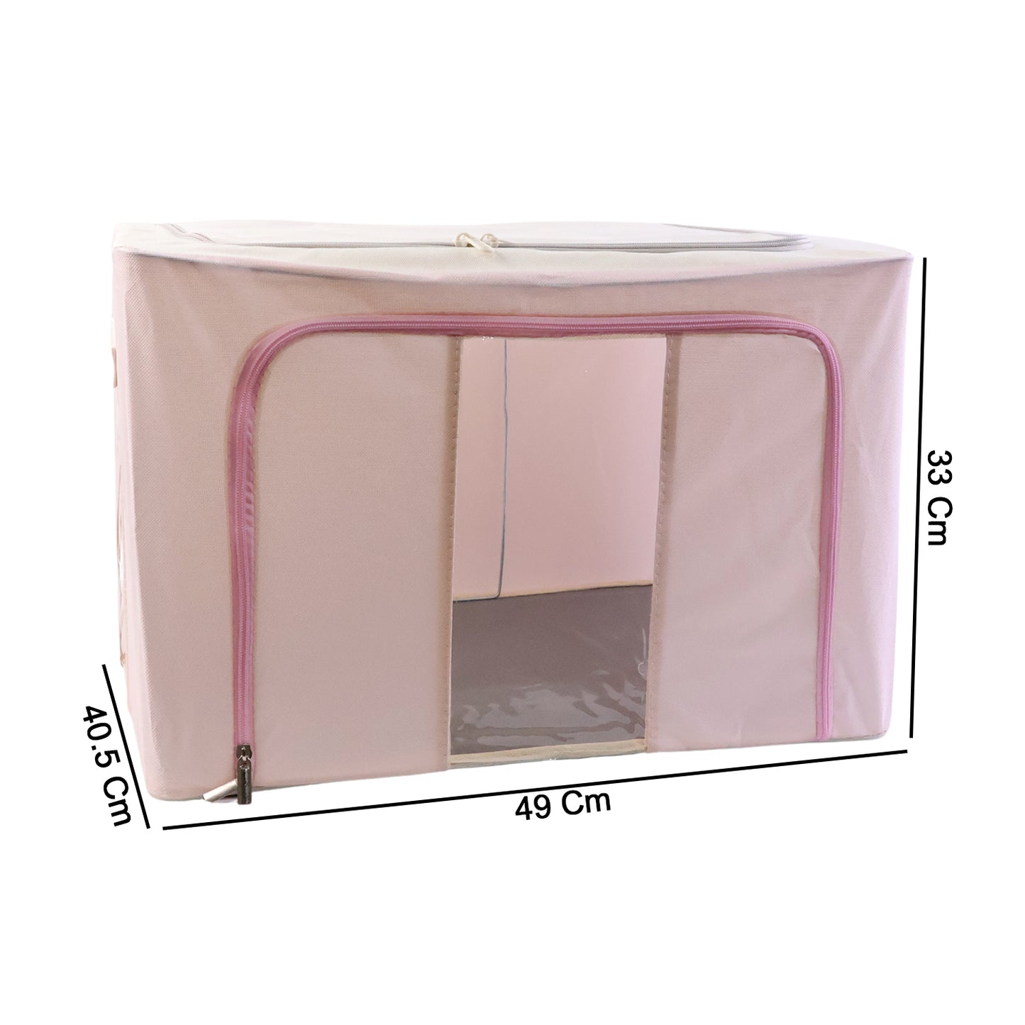 Foldable Fabric Clothes Storage Organizer Box (33 × 49 CM, 1 Pc)