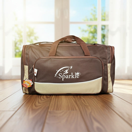 Sparkle Dholak Travel Bag – Multicolor | Heavy-Duty Musical Instrument Carry Case | Padded, Large Front Pocket | Durable Zippers & Strong Handles | Fits Standard Dholak