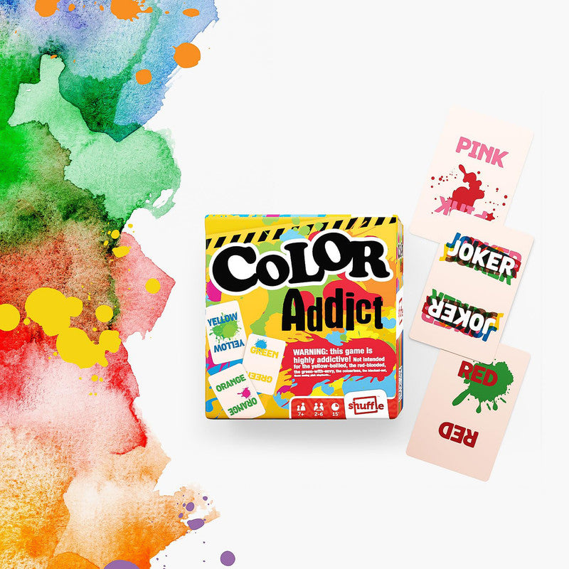 Color Addict Fast-Paced Colour Matching Family Card Game