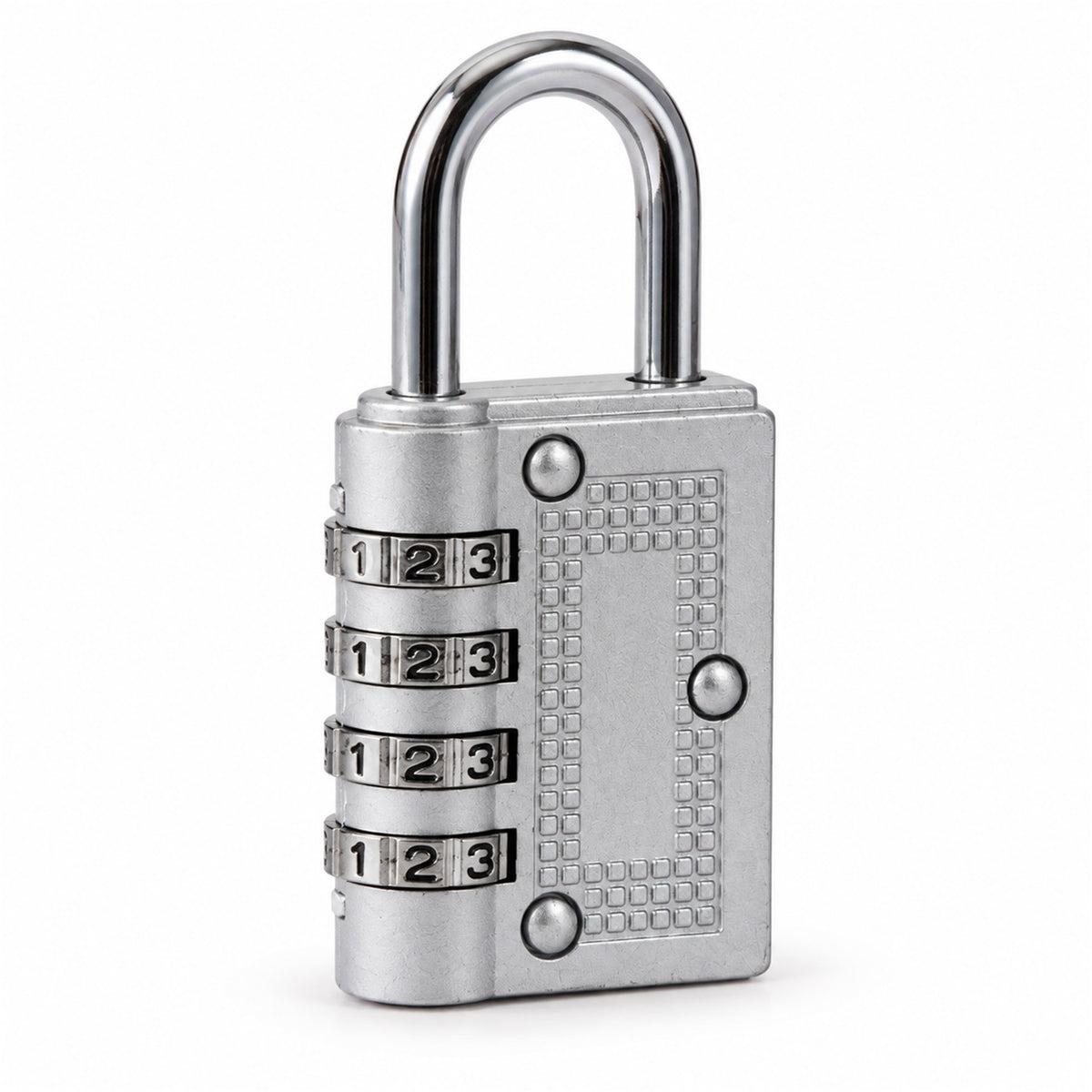 4 Digit Combination Padlock Resettable Number Lock for Luggage and...