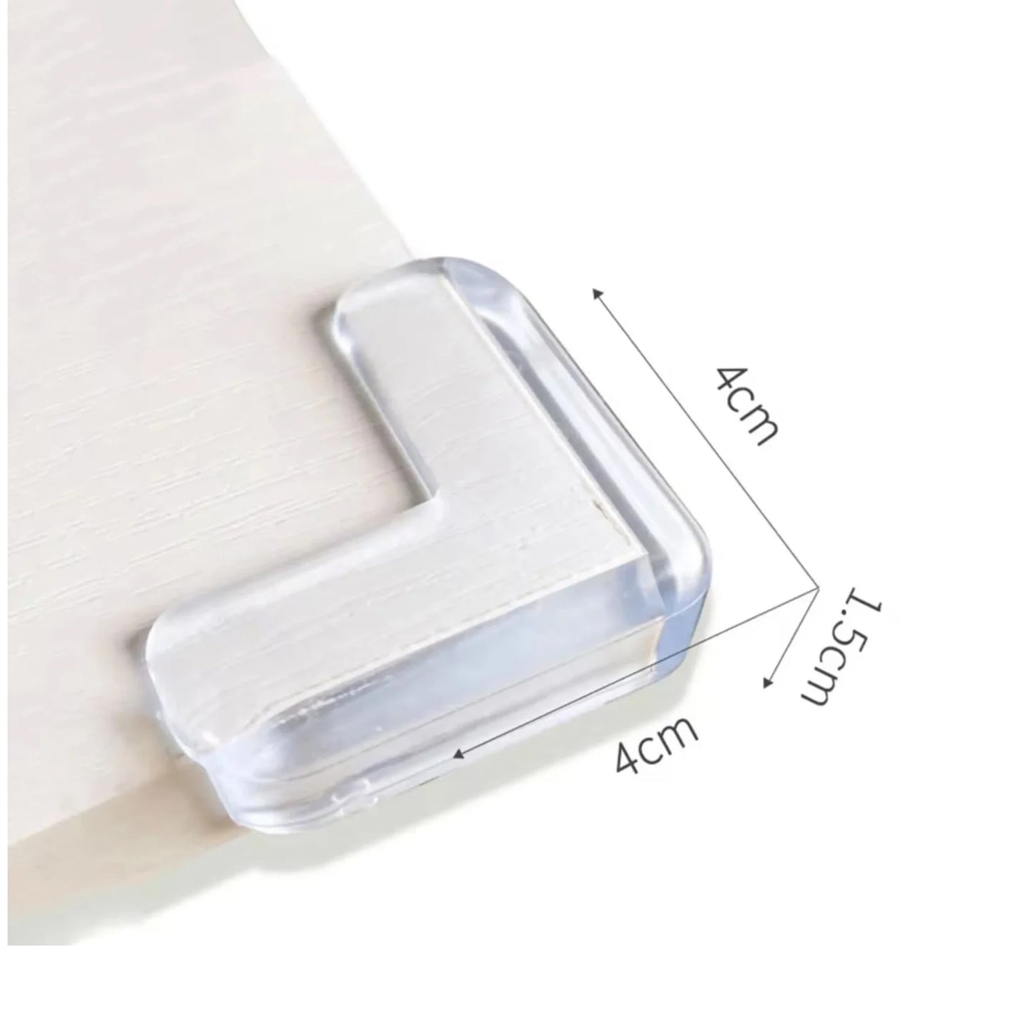 Baby Safety Corner Protector Edge Guard Soft Silicone for Furniture (4 Pc Set)