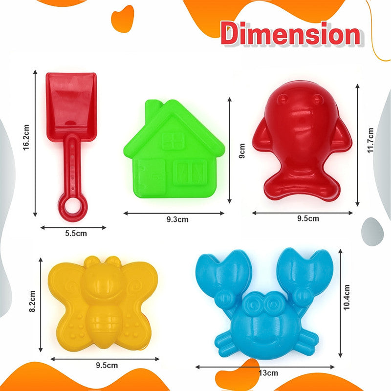 Aditi Creative Sand Kit for Kids with 1kg Sand & 13 Shape Moulds