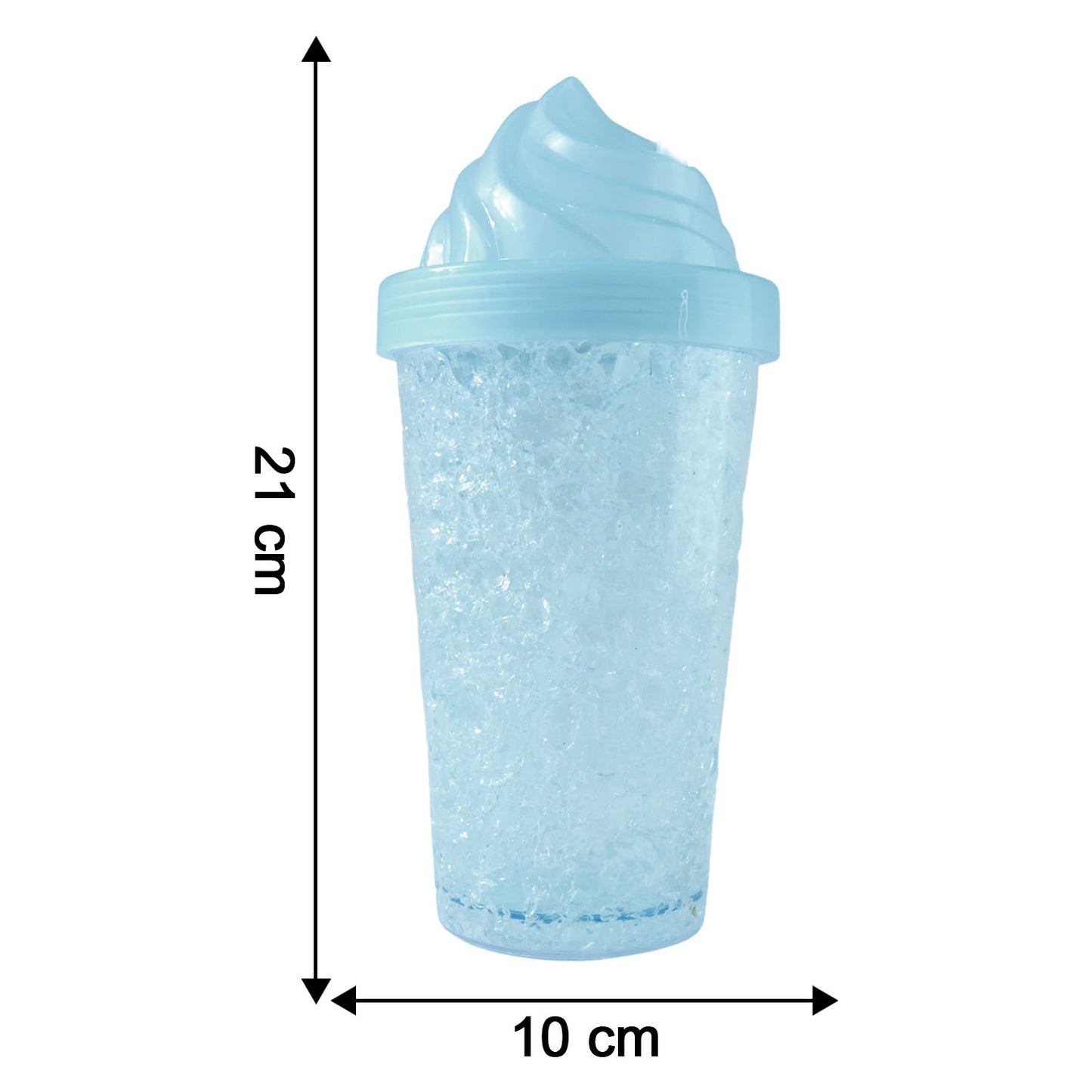Cute Ice Cream Swirl Design Tumbler Sipper Bottle (500 ML, 1 Pc)