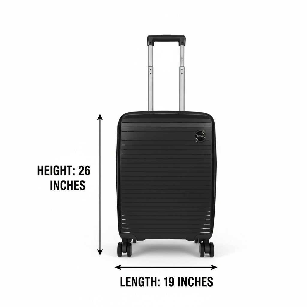 Sun Polo Class 28 Inch Hard Shell Trolley Bag | Lightweight ABS Check-in Luggage with 360° Spinner Wheels & Telescopic Handle – Multicolor