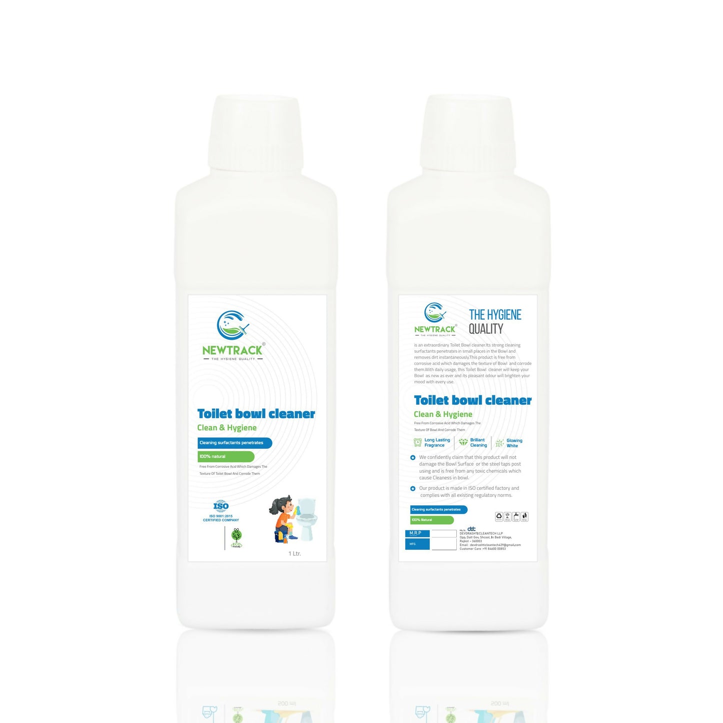 Newtrack Toilet Bowl Cleaner – Tough on Stains, Gentle Freshness Formula