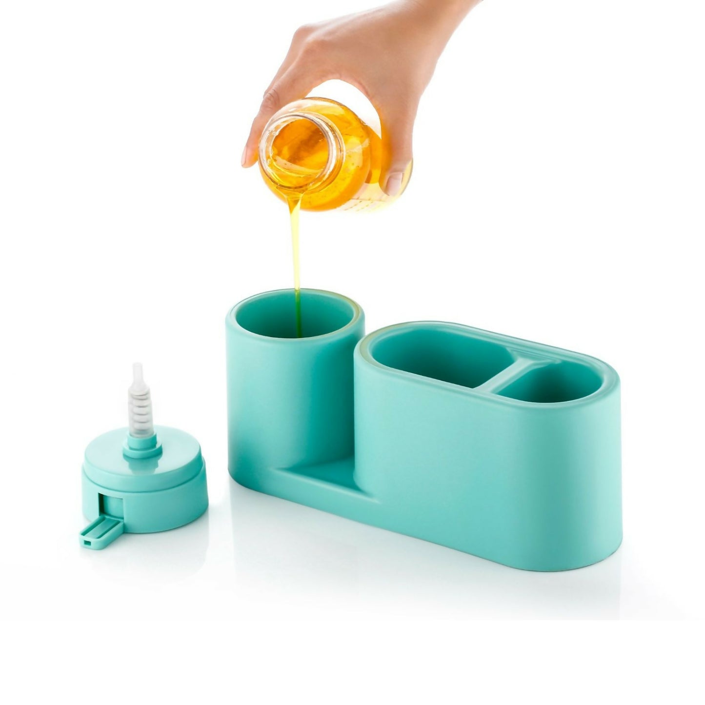 Elegant Soap Dispenser with Holder