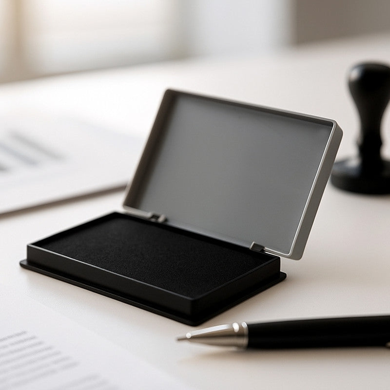 Camlin Deluxe Small Violet Stamp Pad – Long Lasting Ink Pad for Clear Impressions