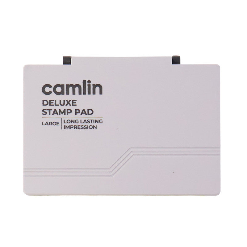 Camlin Deluxe Small Violet Stamp Pad – Long Lasting Ink Pad for Clear Impressions