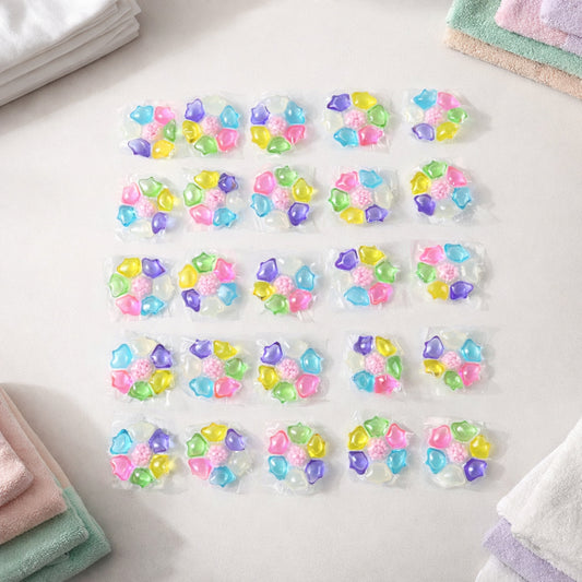 Colorful Laundry Detergent Pods (25 Pc)