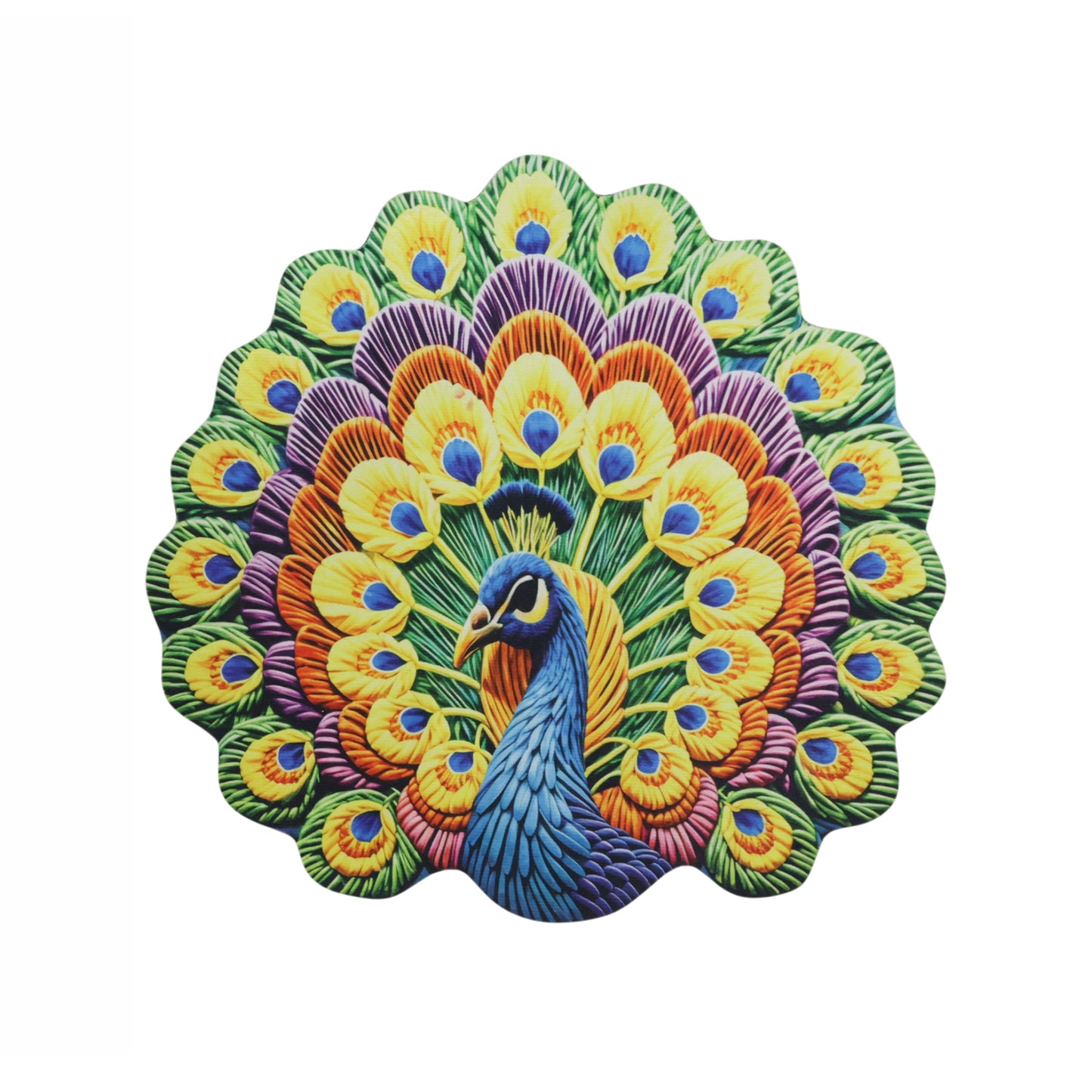 home decor peacock mat
