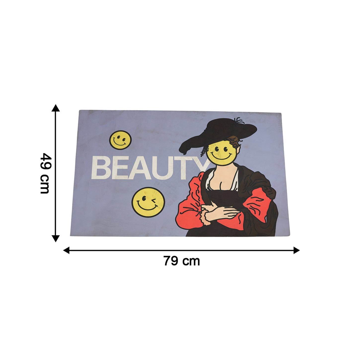 non slip door mat with modern design