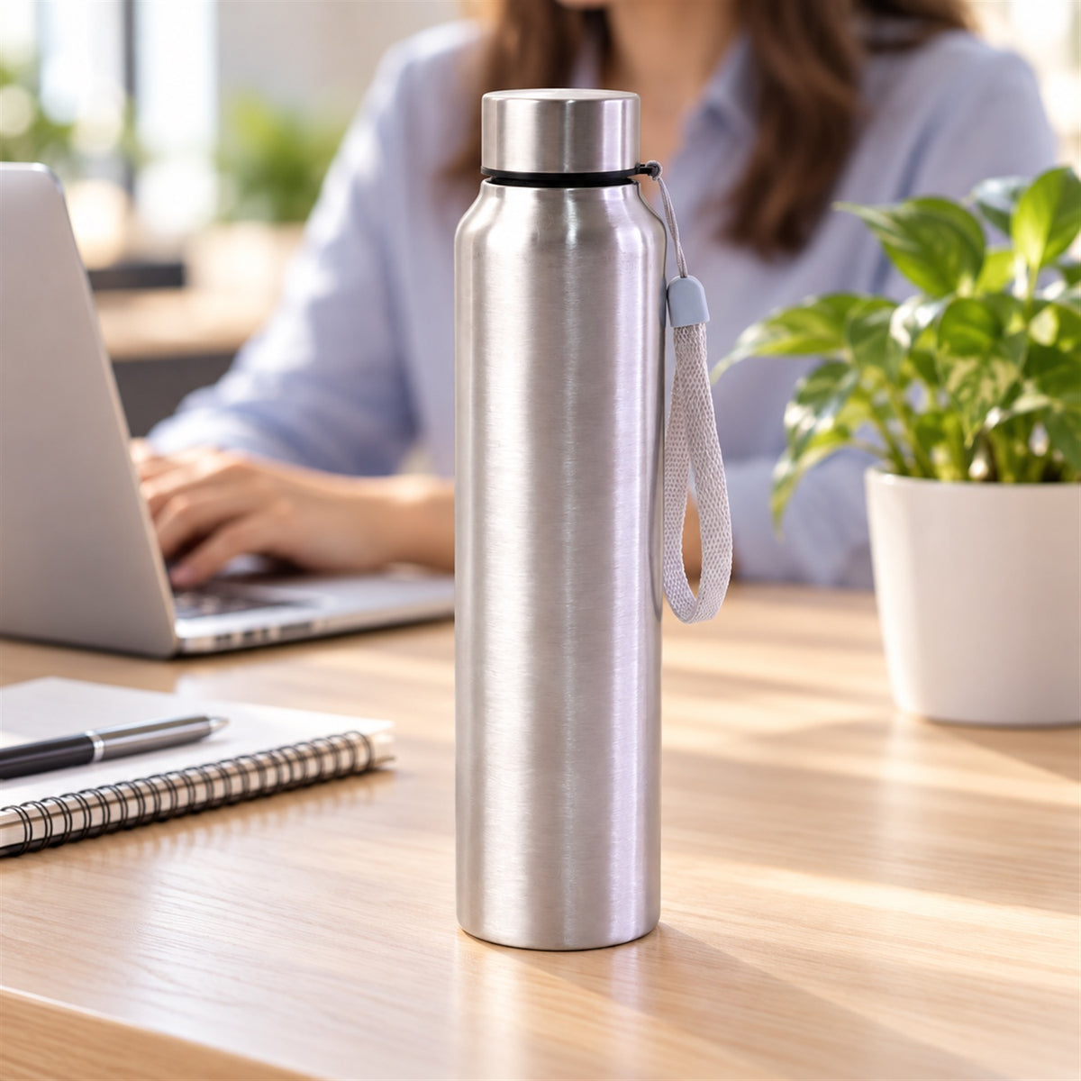 Stainless Steel Water Bottle 1000ml – Vacuum Insulated | DeoDap