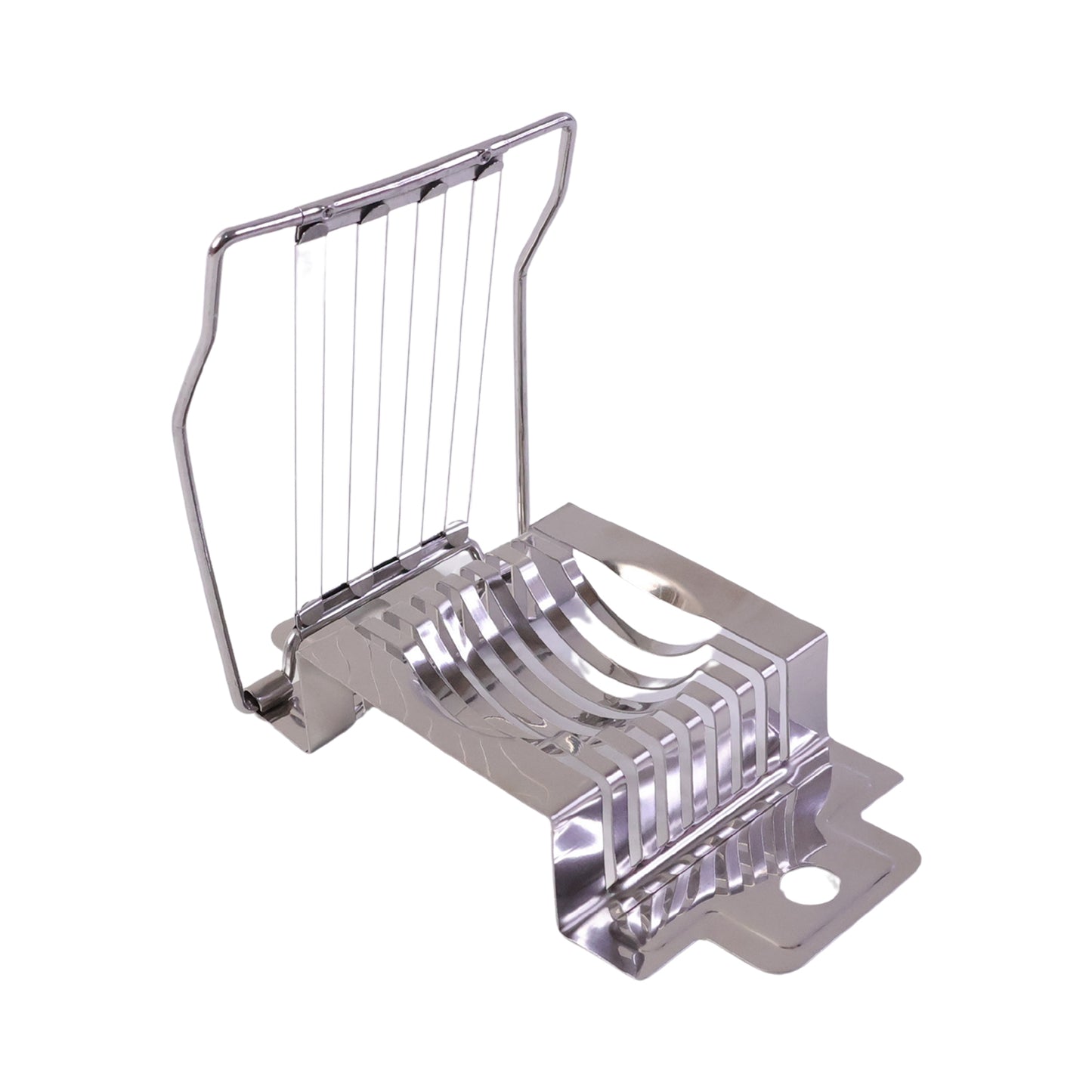 Stainless Steel Egg Slicer Cutter for Boiled Eggs Kitchen Egg Cutter (1 Pc)