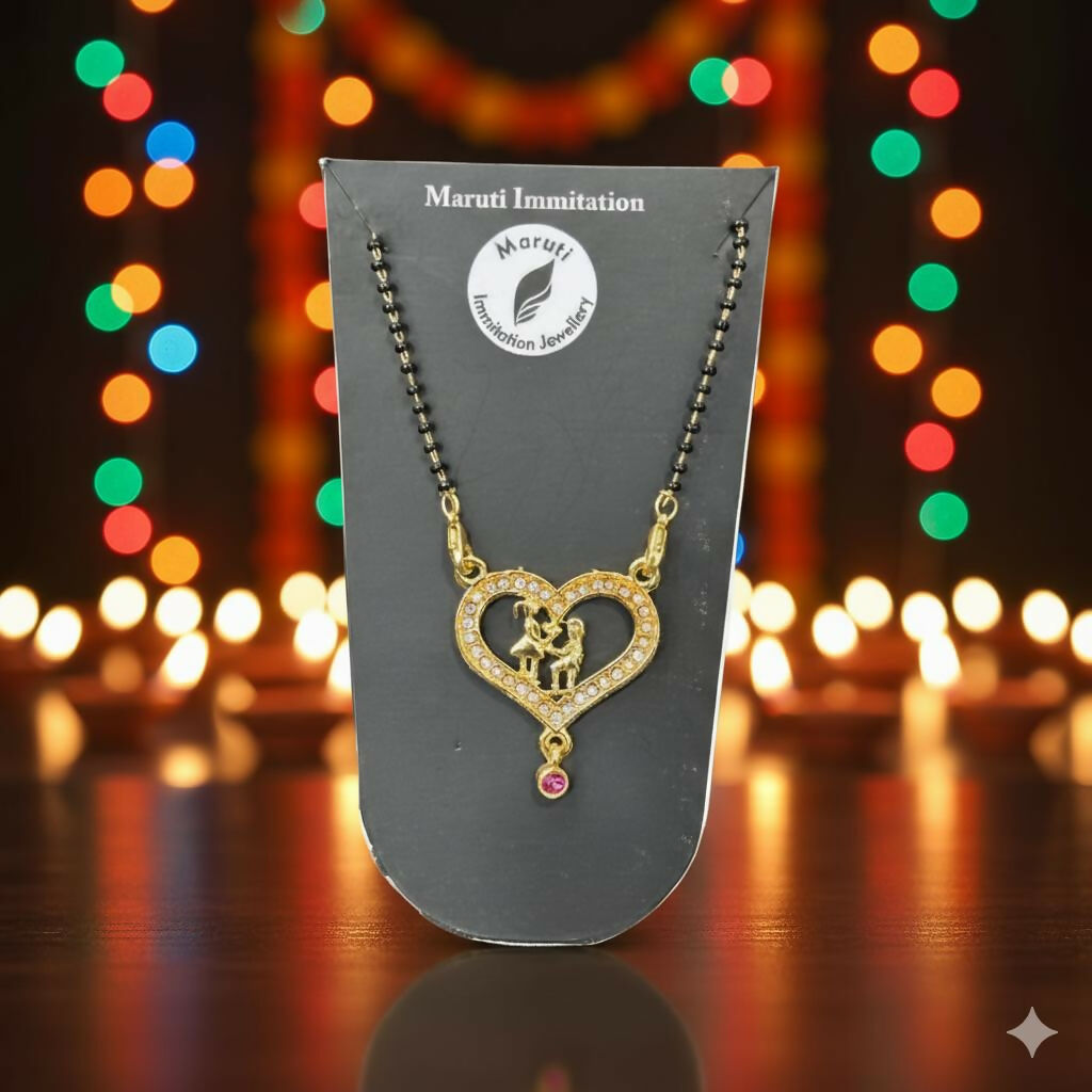 Heart-Shaped Couple Pendant Mangalsutra