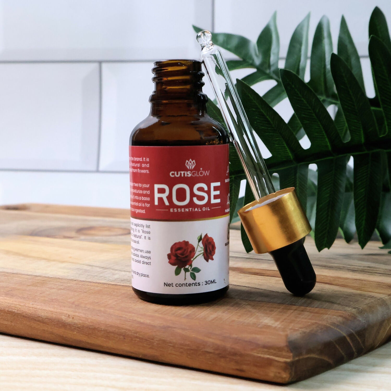 Eyelet Rose Essential Oil – 100% Pure & Natural Aromatherapy Oil for Glowing Skin, Hair & Relaxation – 30ml