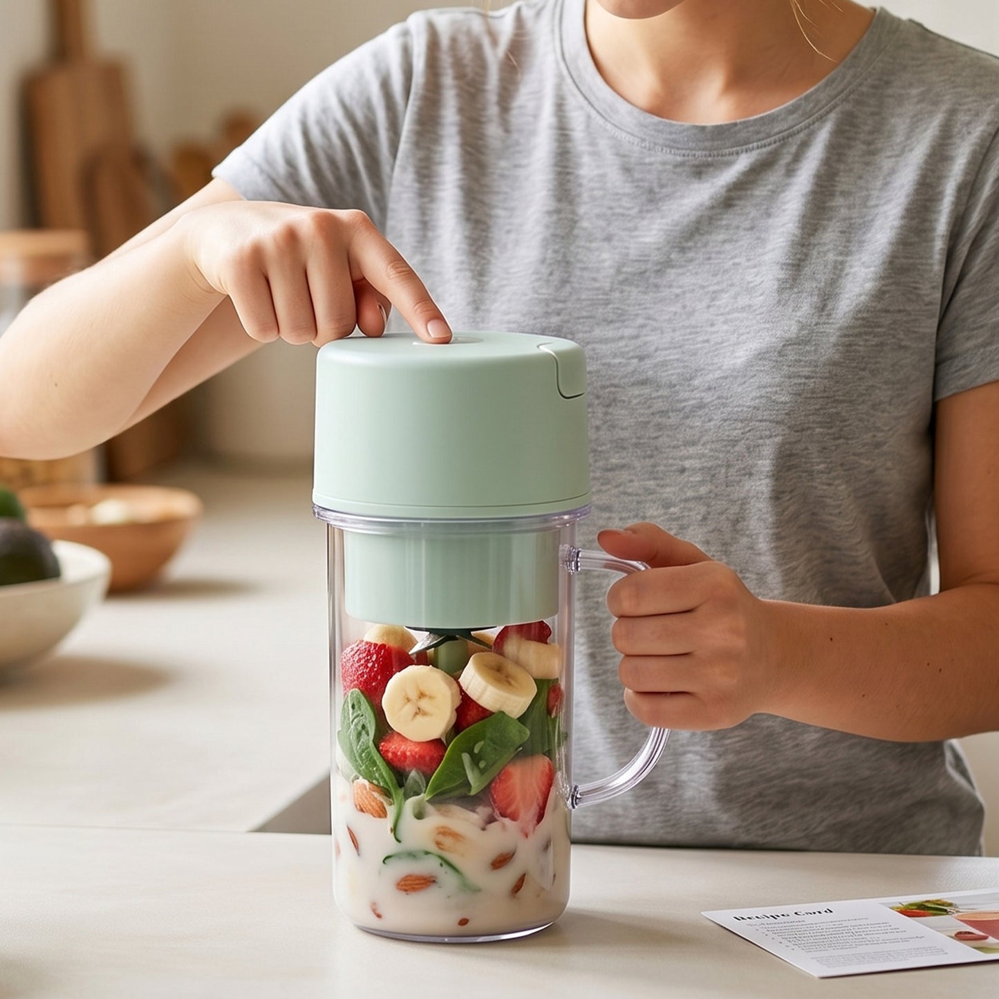 Electric Juice Maker USB rechargeable