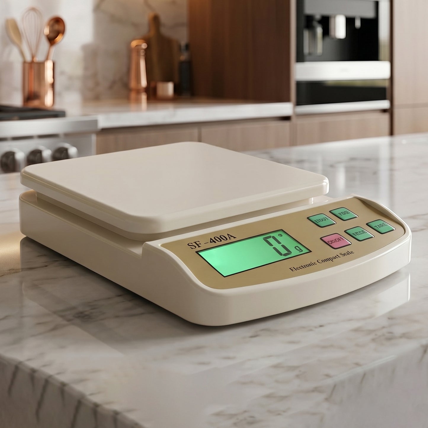 Square Electronic Kitchen Weighing Scale SF400A Digital Food Scale (1 Pc)
