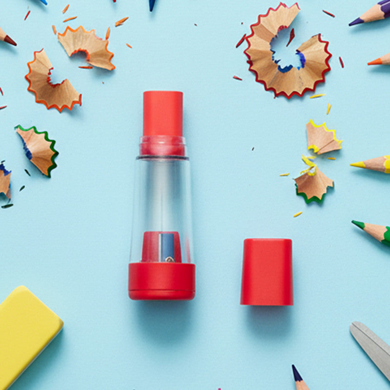 Camlin Twinz 2-in-1 Eraser & Sharpener Combo – Built-in Shavings Container