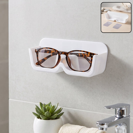 Plastic Sunglasses Holder Stand Wall Mounted Eyewear Rack Adhesive (1 Pc)