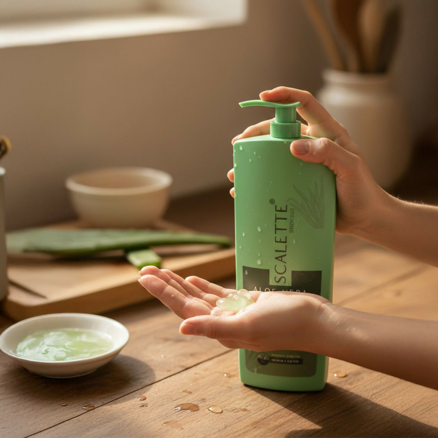 Scalette Aloe Vera Radiant Shampoo & Conditioner for Smooth, Shiny & Nourished Hair Care