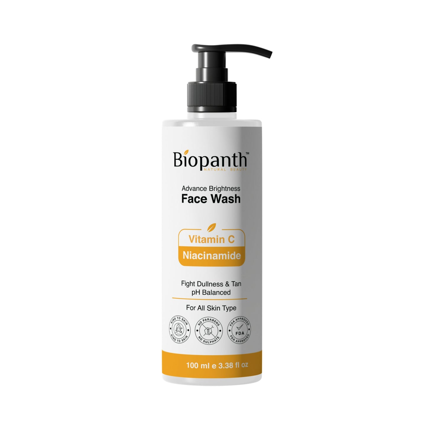 Vitamin C and Niacinamide Face Wash for brighter skin and even tone