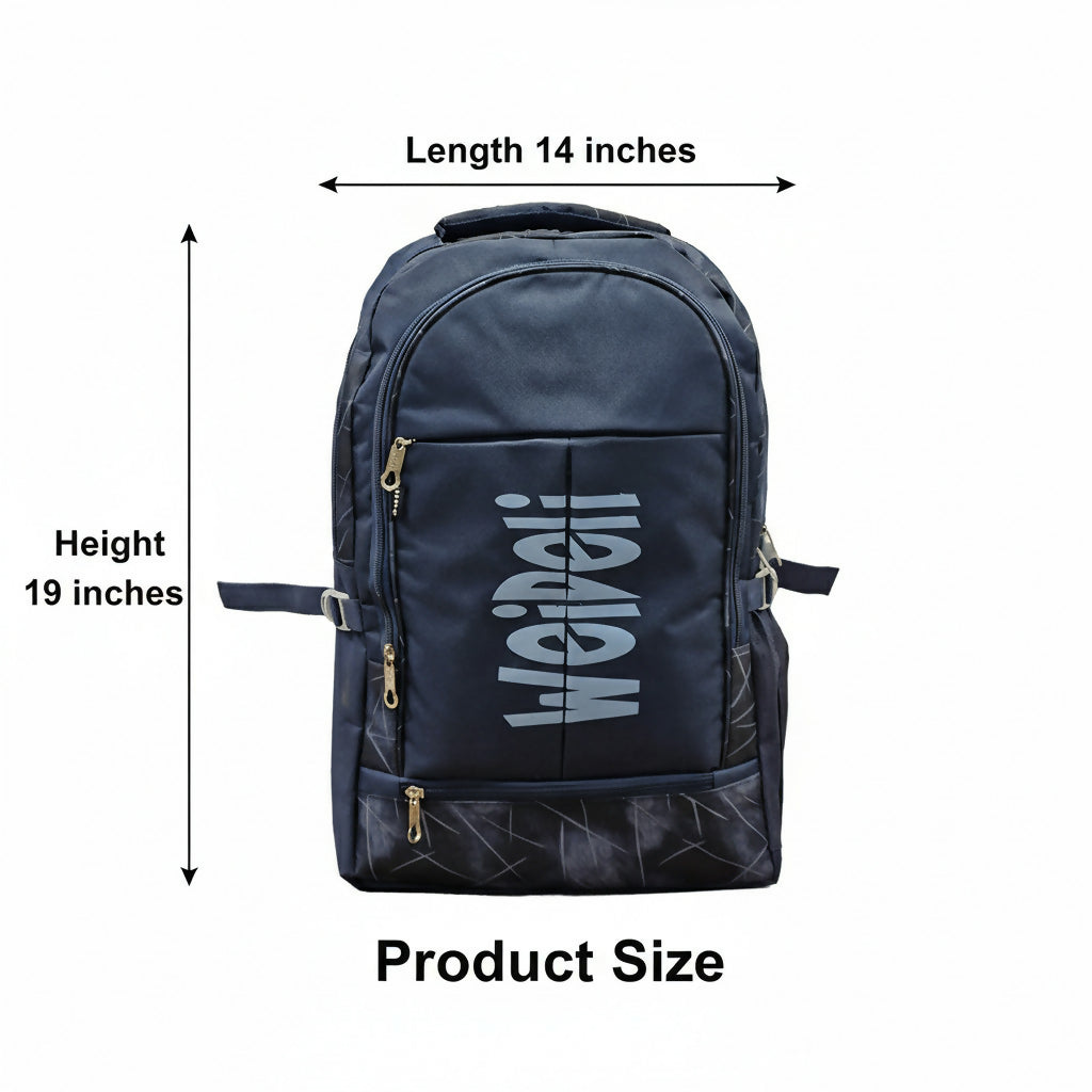 Weideli Trekking Backpack | Durable Travel & Trekking Bag for Men & Women | Lightweight Outdoor Backpack with Multiple Compartments (Multicolor)