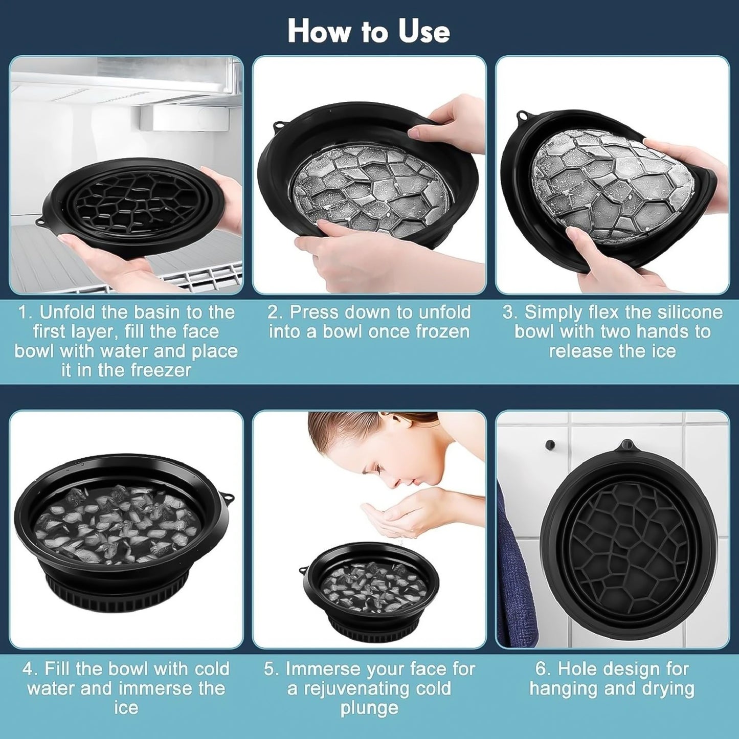 Beauty ice mold for cooling skincare routine