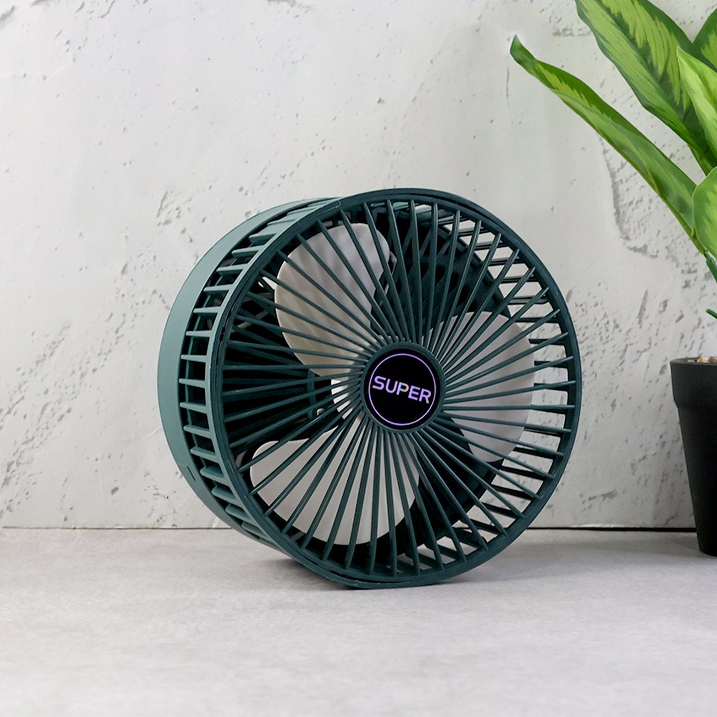 Foldable Mini Desk Fan with Adjustable Height and Angle (1 Pc)