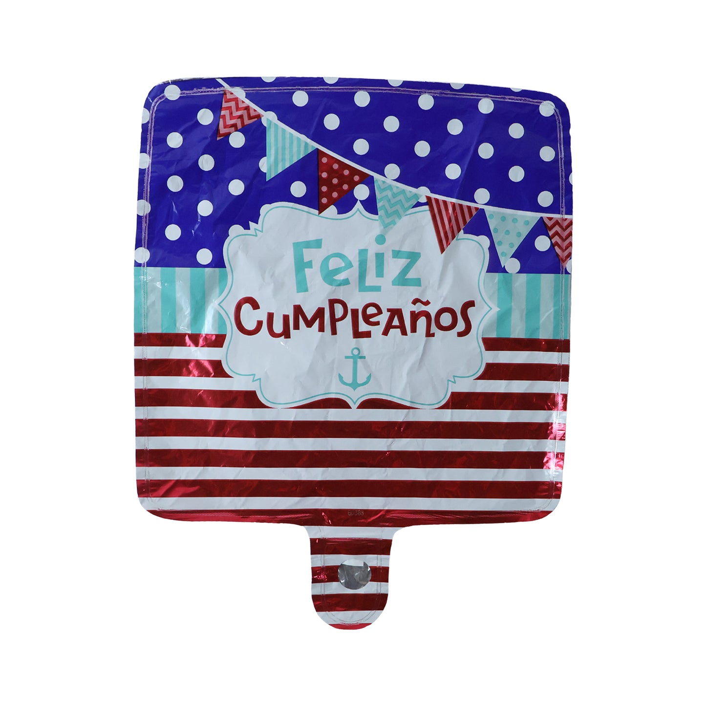 Feliz Cumpleanos foil balloon party decoration setup