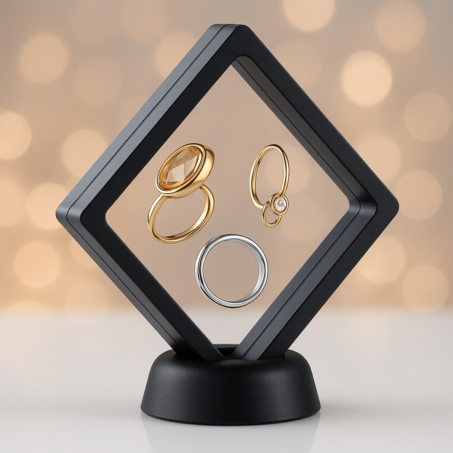 Transparent Jewellery Display Box (11x11 cm / 1 Pc)