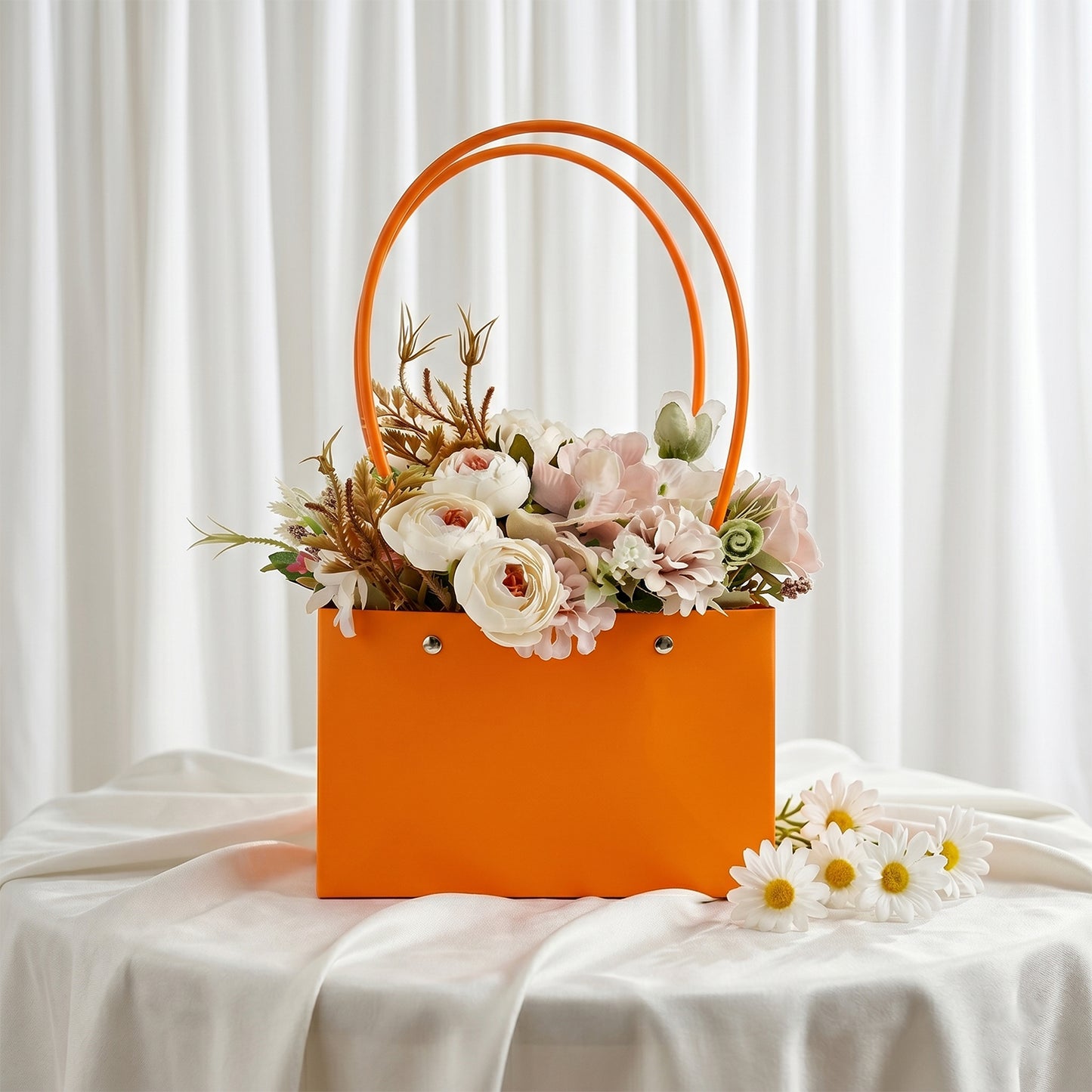 Flower bag handle detail