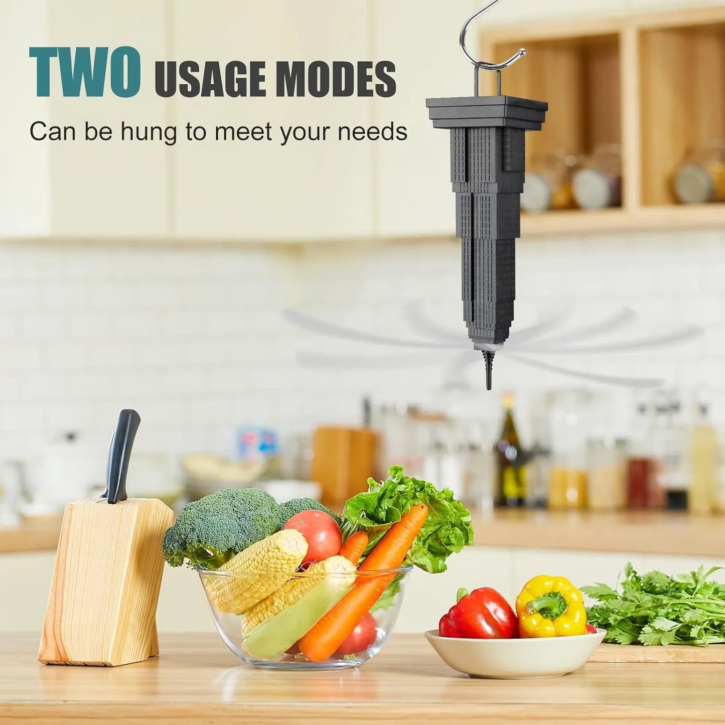 Big Tabletop Fly Repeller Fan Large Tower Design Food Protection (1 Pc)
