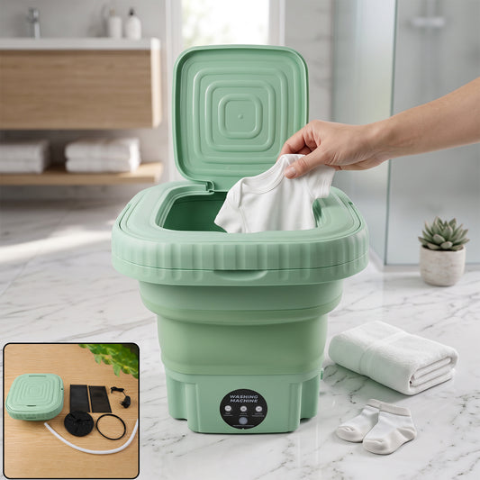 Portable Washing Machine – Mini Folding Washer for Delicates | DeoDap