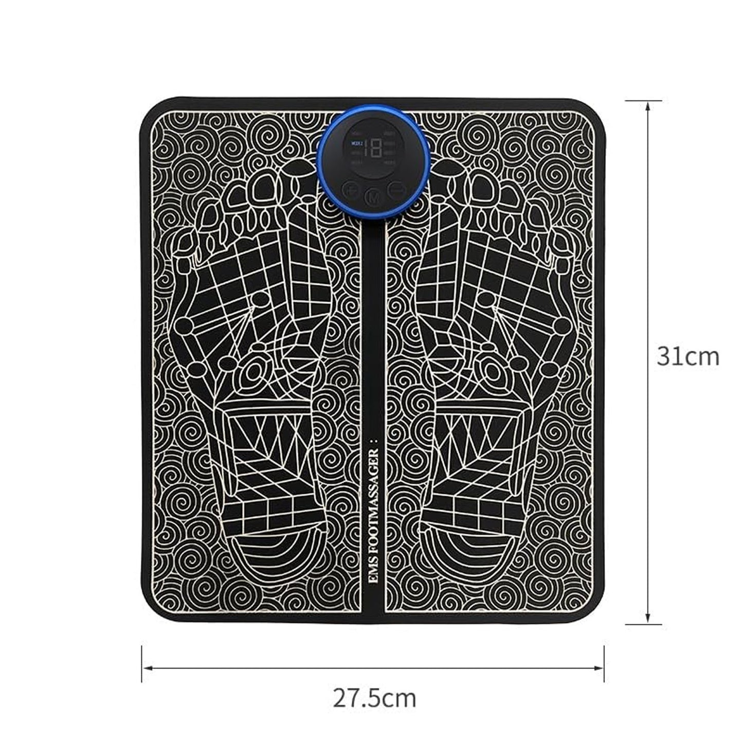 Electric EMS Foot Massage Therapy Mat (1 Pc)