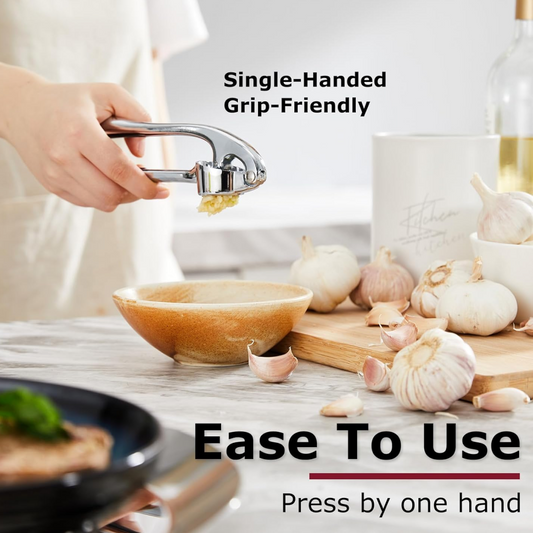 Aluminum Garlic Press – Easy-to-Use Lightweight Kitchen Tool