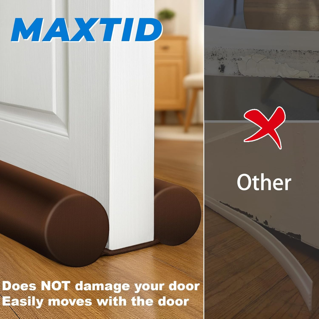 Twin Door Draft Stopper / Guard Protector for Doors and Windows