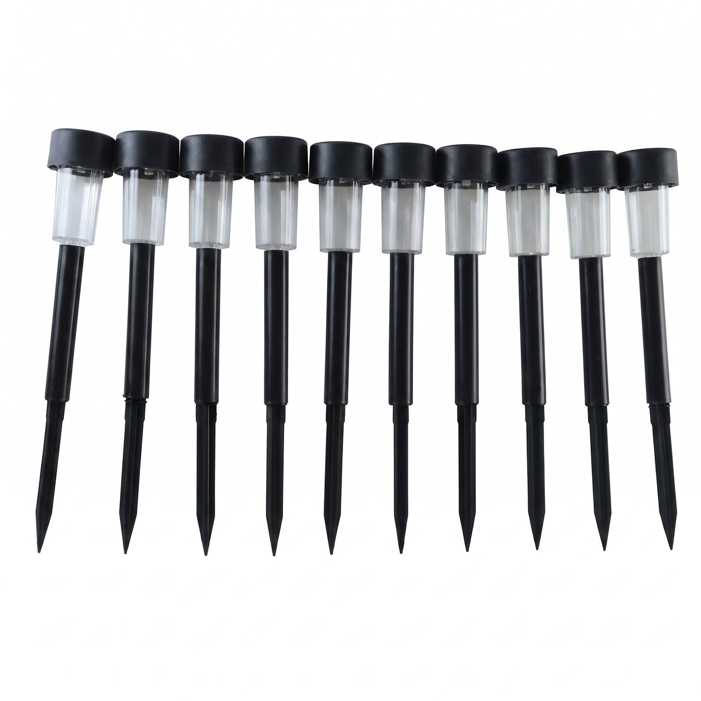 Solar Pathway Lights 10 Pc Set Outdoor Garden Stake Waterproof LED (10 Pc Set)