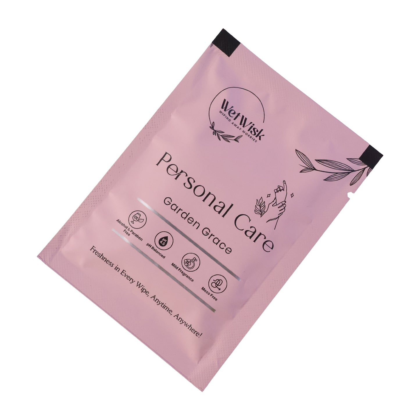 Gentle hygiene wipe for skincare