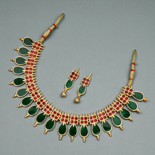 Modern Rose Gold Pave Crystal Teardrop Choker Set