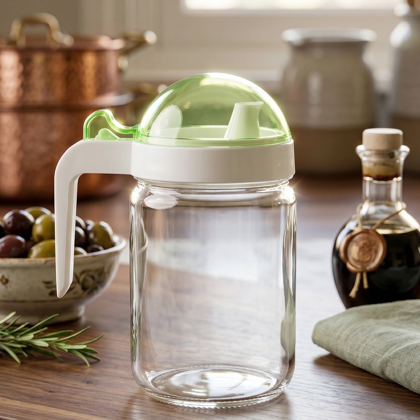 leakproof oil pouring bottle