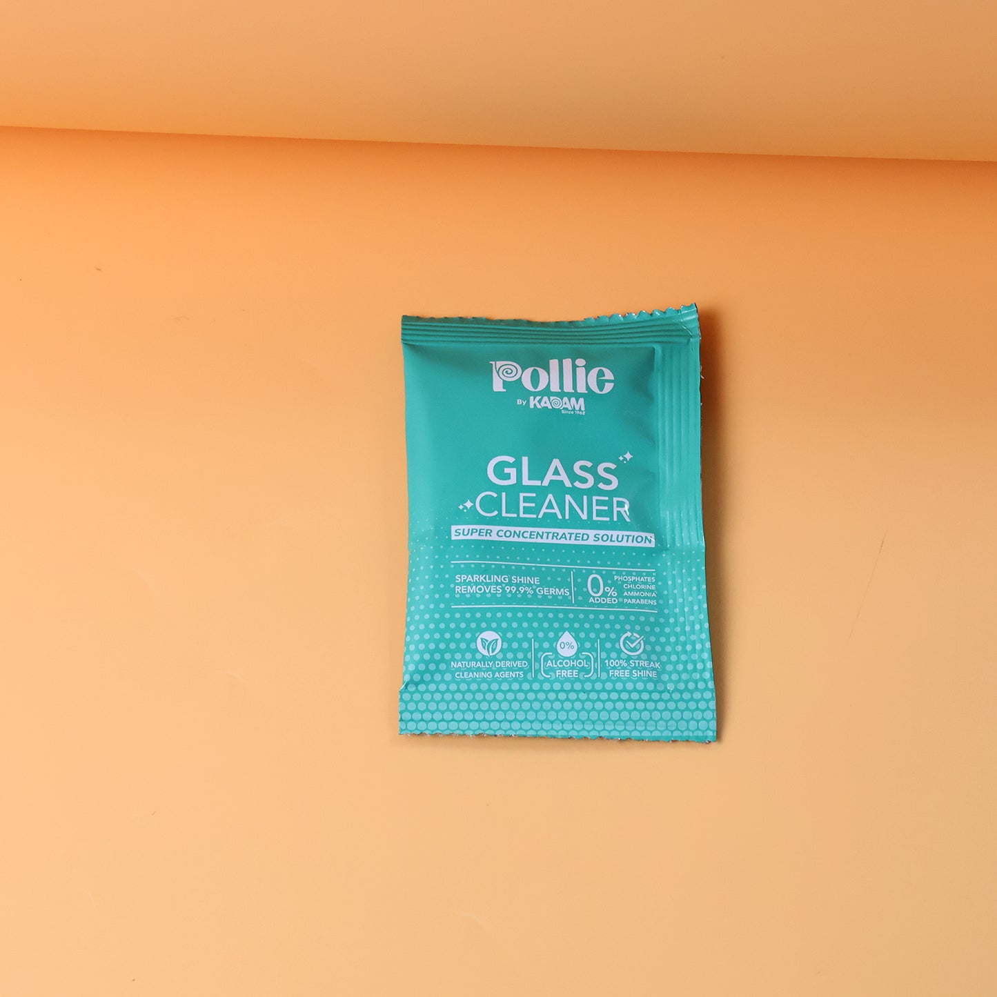 Pollic Kadam Concentrated Glass & Mirror Cleaner Sachet (15 Gm)