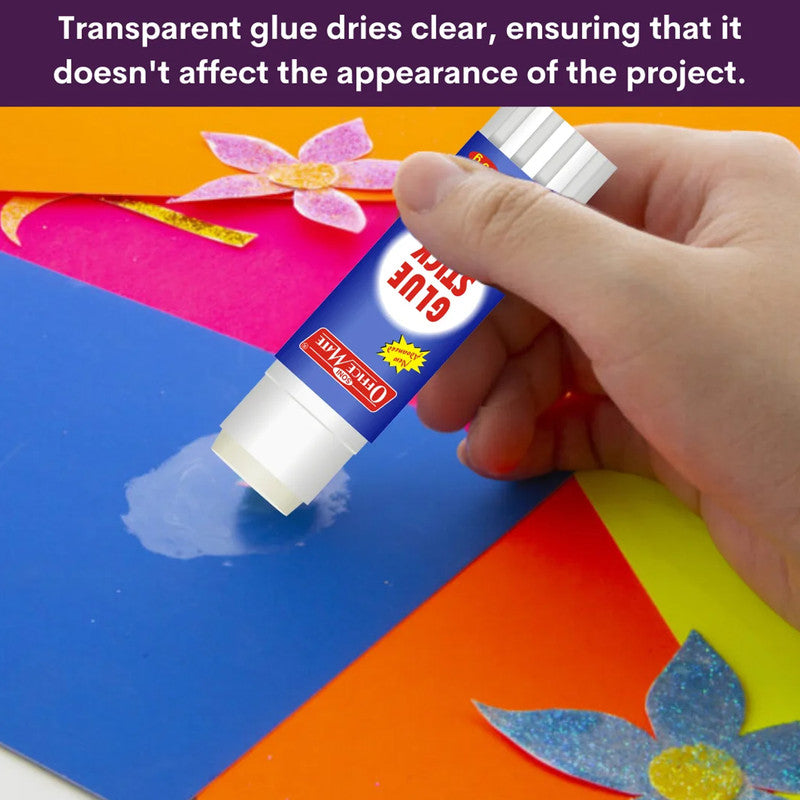 OfficeMate Glue Stick – 35g Strong Adhesion Non-Toxic PVP Based