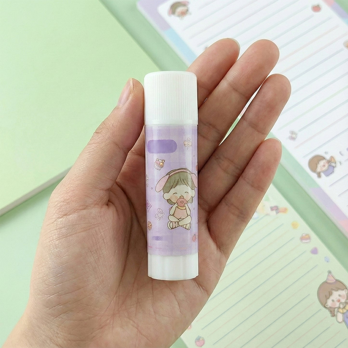 Cartoon-Themed Solid Glue Stick Pack of 5