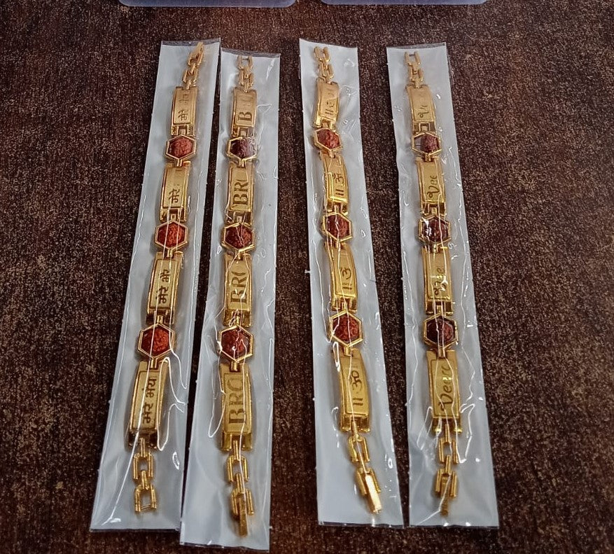 Gold Rakhi Bracelet