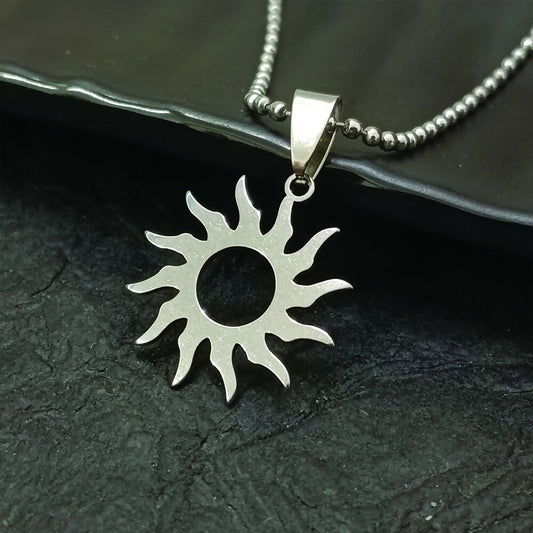 Sun Chain Pendant For Men And Women