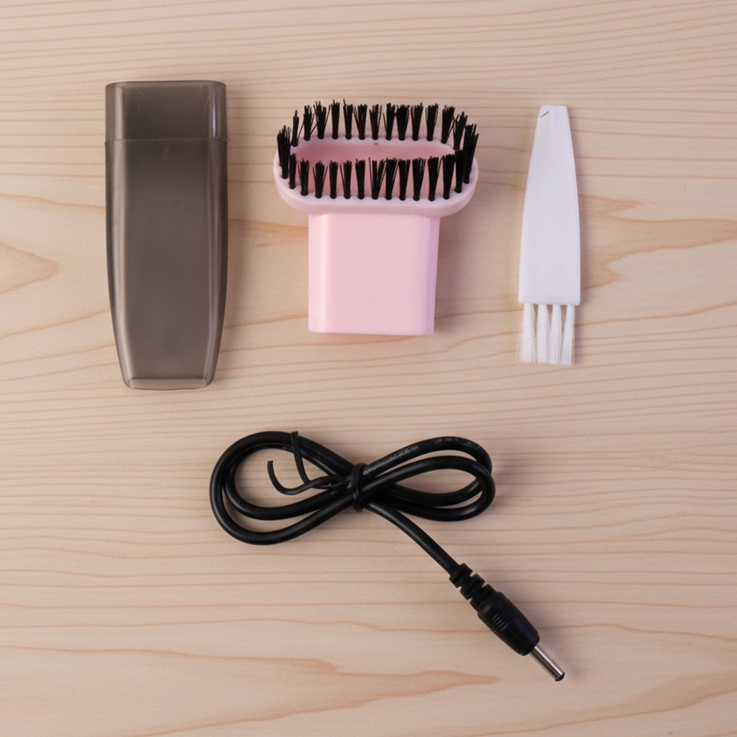 2 in 1 Mini Vacuum Cleaner with Brush Attachment (1 pc)