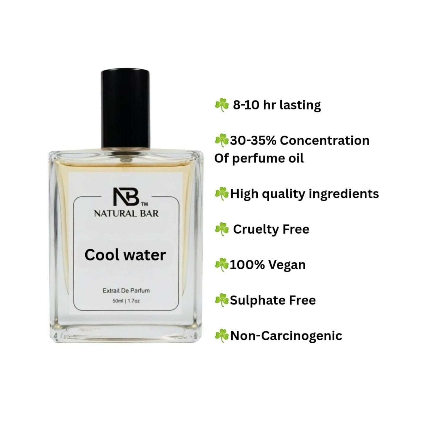 Cool Water Eau de Parfum for Men and Women |Aromatic Marine Fresh notes |Long- Lasting Luxury Perfume | Ideal Gift for Wife & Girlfriend |50 ml