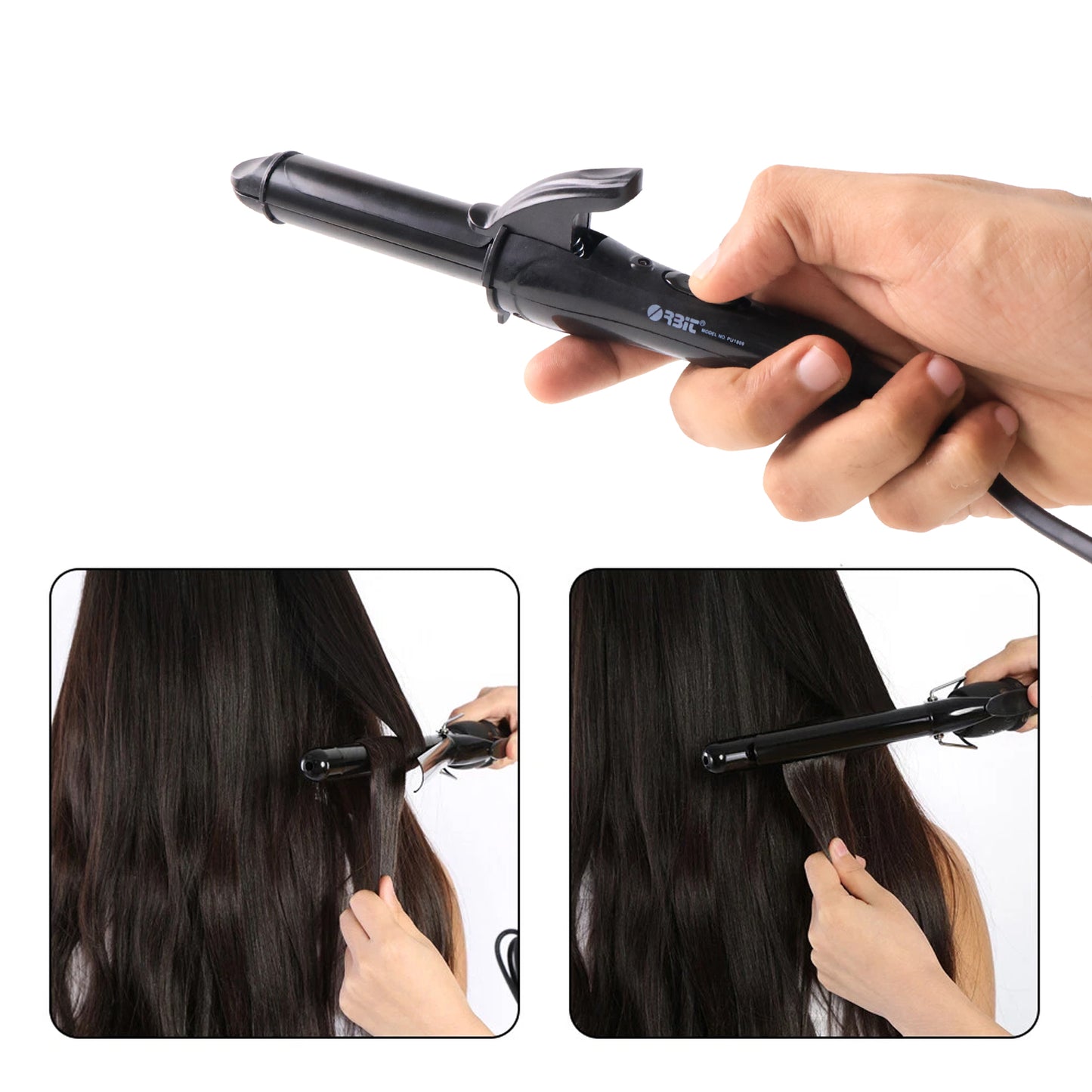 Orbit 2 in 1 Hair Straightener and Curler (1 Pc)