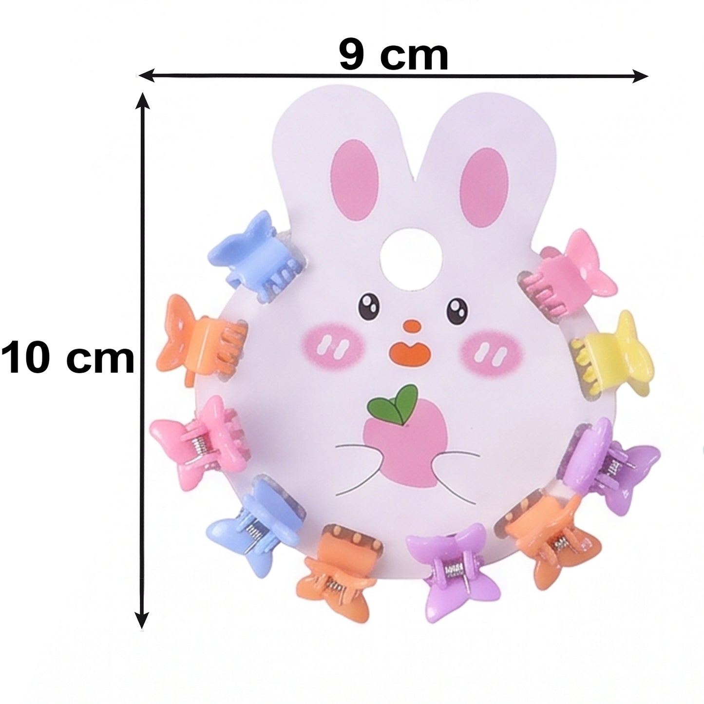 Mini Claw Hair Clips – 120-Piece Pastel Bear Set for Girls