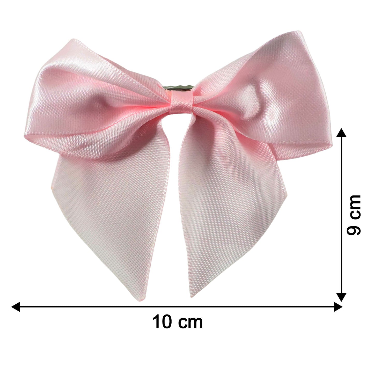 Elegant Satin Hair Bow Clip for Girls & Women (1 Pc)